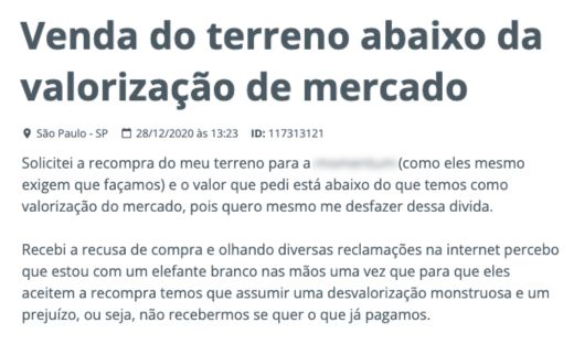 comprei um terreno e quero devolver-1