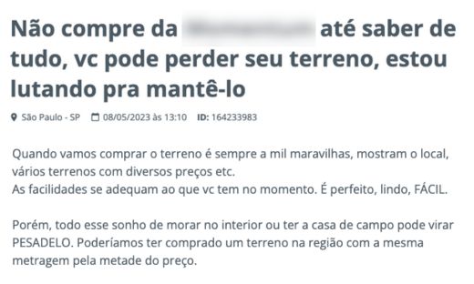 comprei um terreno e quero devolver-3